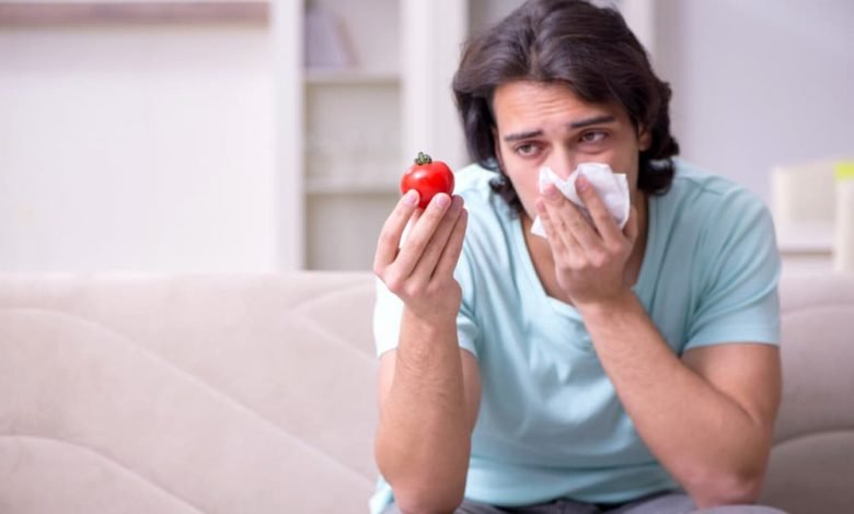 حساسية الطماطم