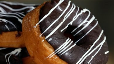 الدوناتس الخالي من الحليب